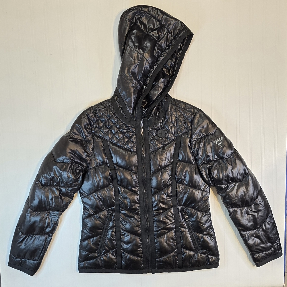 Guess Black Light Puffer Jacket